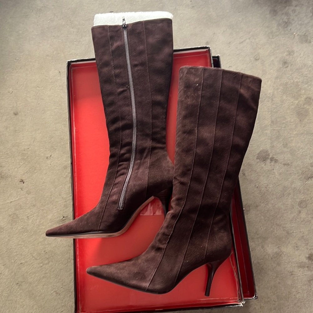 BCBGMaxAzria Brown Ankle Boots